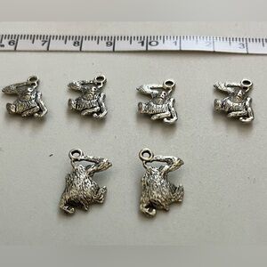 Silver Monkey Charms